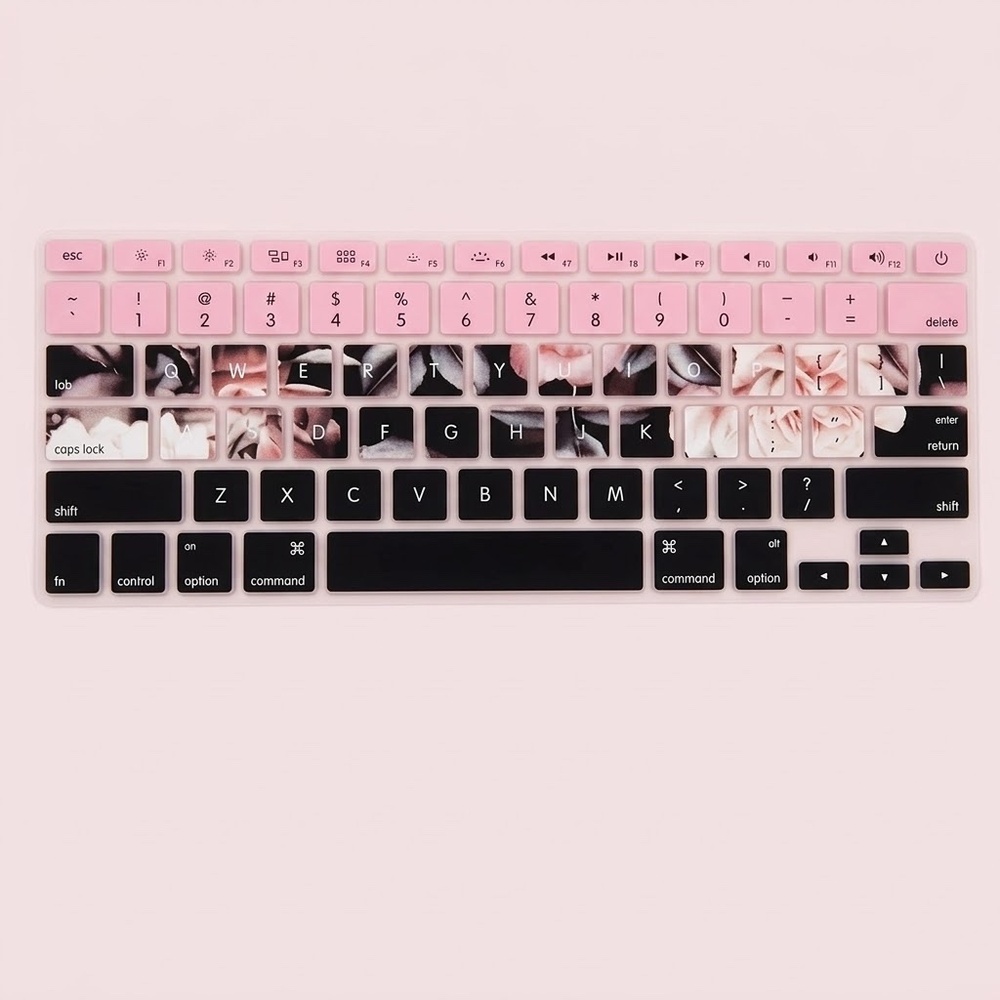 [FREE] NWT MacBook‎ Air Pink Floral Keyboard Protector